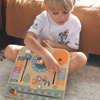 Drewniany Kalendarz i Zegar Montessori