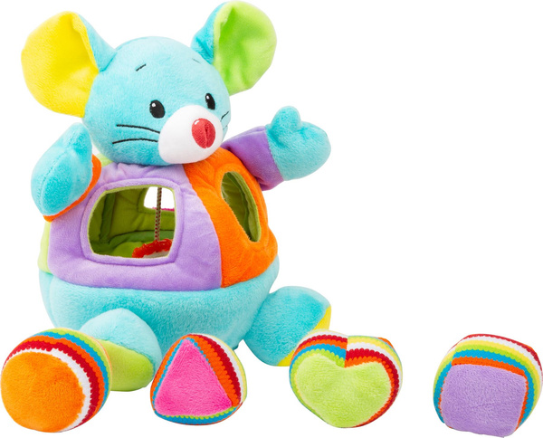 Sorter miękka Myszka 2w1 sensoryczna Maskotka