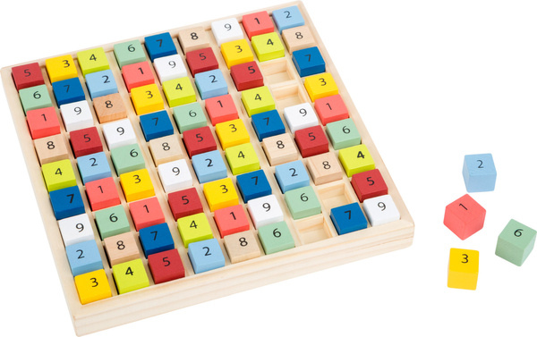 Gra logiczna Sudoku drewniana