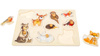 PUZZLE drewniane ZWIERZĄTKA LEŚNE układanka 9 części