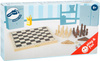 ZESTAW GIER szachy warcaby backgammon drewniane