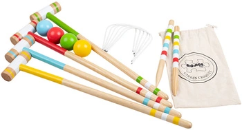 Gra Sportowa Krokiet drewniana XL Ogrodowa