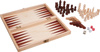 ZESTAW GIER szachy warcaby backgammon drewniane