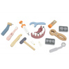 ZESTAW DENTYSTY Drewniany – Akcesoria + Torba dla Dzieci 3+