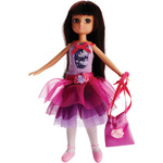 LALKA wiosenna LOTTIE BALETNICA ładny STRÓJ 18 cm