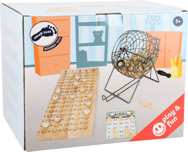 Gra towarzyska BINGO drewno i metal PROFESJONALNA