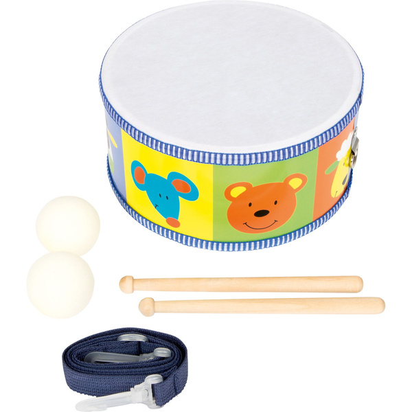 Bębenek dla dzieci instrument ze Zwierzątkami średnica 20 cm