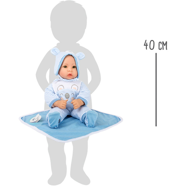 Lalka Niemowlę z akcesoriami chłopiec BABY 40 cm