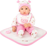 LALKA NIEMOWLĘ ubranka akcesoria BABY 40 cm urocza