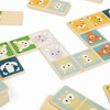 DOMINO drewniane ZWIERZĄTKA LEŚNE + woreczek