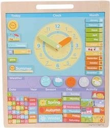 Tablica magnetyczna NAUKA ANGIELSKIEGO zegar data