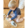 PUZZLE drewniane - Zwierzątka z Literkami alfabetu