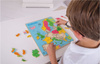 PUZZLE EDUKACYJNE Dla Dzieci Drewniana Układanka z Krajami EUROPY 25 części