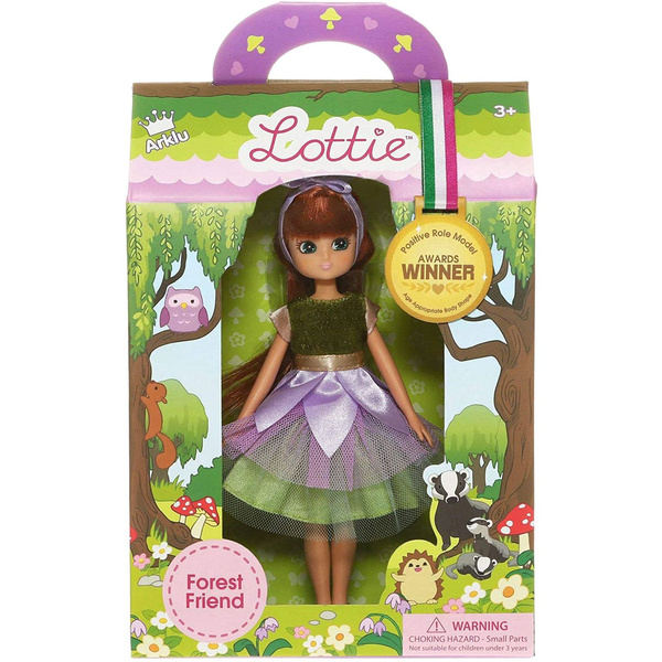 LALKA leśna dziewczynka LOTTIE dodatki UROCZA 18cm