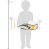 BĘBENEK dla dzieci instrument ZWIERZĄTKA śr.19 cm