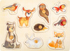 PUZZLE drewniane ZWIERZĄTKA LEŚNE układanka 9 części