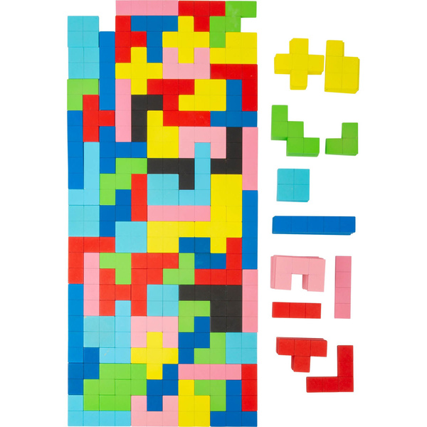 TETRIS układanka logiczna drewniane puzzle 114 części