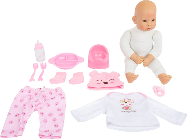 Lalka Niemowlę z akcesoriami dziewczynka BABY 38 cm 