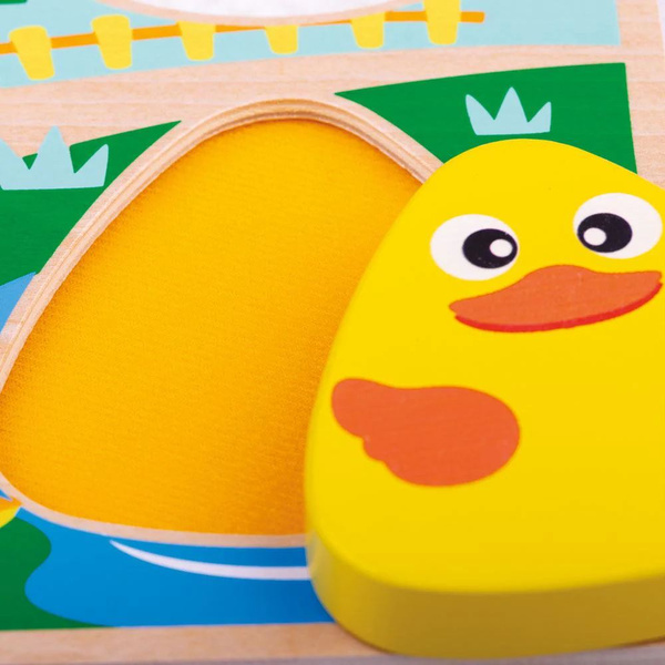 Sensoryczne Puzzle dotykowe ze Zwierzątkami ciekawe faktury
