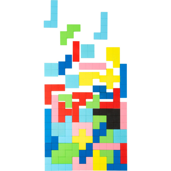 TETRIS układanka logiczna drewniane puzzle 114 części