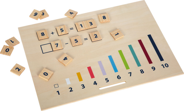 Duży zestaw do nauki liczenia Montessori