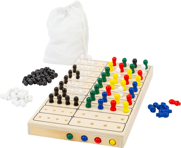 GRA LOGICZNA Codebreaker Mastermind z Drewnianą Planszą i Pionkami