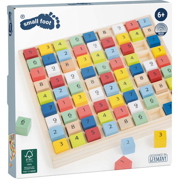 SUDOKU klasyczna DREWNIANA gra logiczna