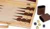 Duży drewniany Zestaw Gier w walizce szachy warcaby backgammon