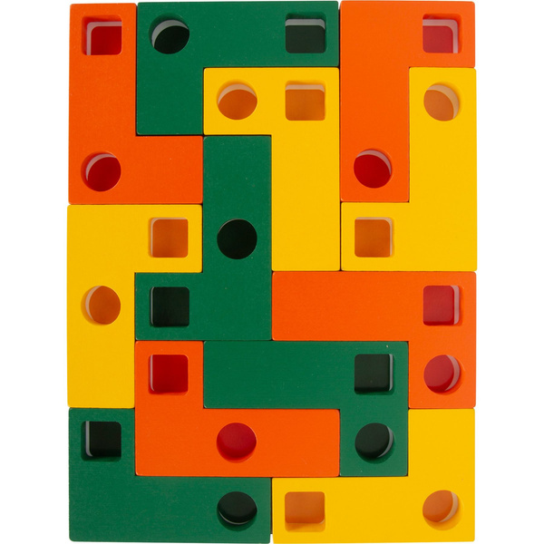 Układanka logiczna TETRIS w skrzyneczce 27 elementów