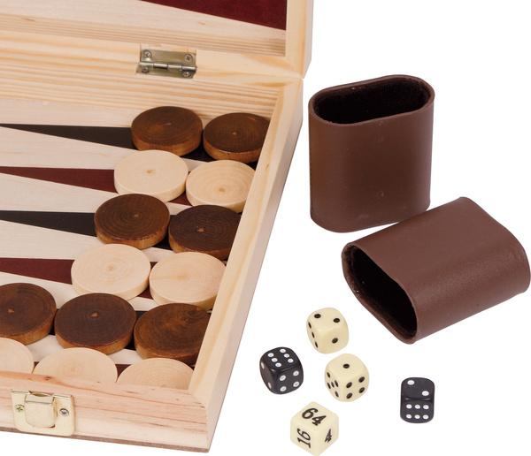 Duży drewniany Zestaw Gier w walizce szachy warcaby backgammon