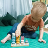 Drewniana Układanka Edukacyjna ze Zwierzątkami Montessori