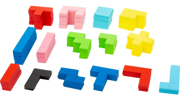 TETRIS układanka logiczna drewniane puzzle 114 części