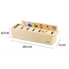 Drewniany Edukacyjny Sorter Gra Zwierzątka Owoce Warzywa Montessori