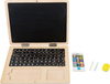 Drewniana zabawka Laptop i Smartfon z magnetycznymi literkami i cyferkami