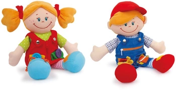Lalki SENSORYCZNE szmacianki JAŚ i MAŁGOSIA zestaw