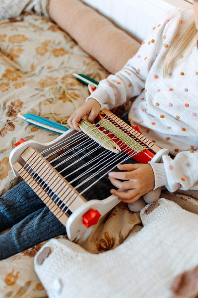 Zestaw KROSNO TKACKIE drewniane robótki dla Dzieci