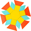 TANGRAM 250 elem XXL układanka MOZAIKA drewno