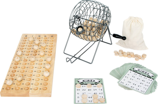 Gra towarzyska BINGO drewno i metal PROFESJONALNA