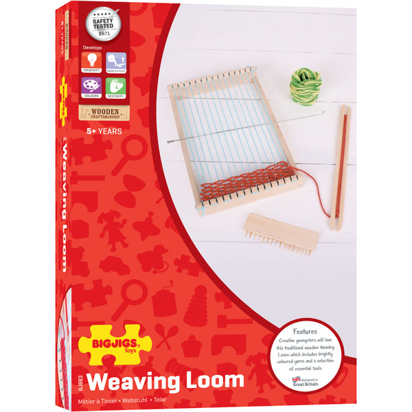 Drewniane Krosno dla dzieci Warsztat Tkacki do robótek ręcznych