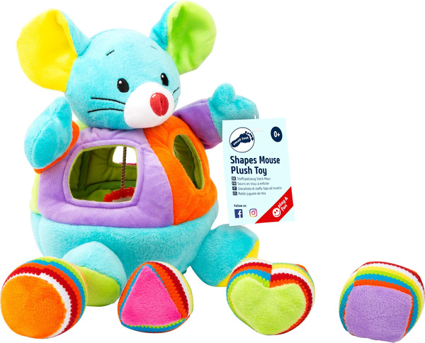 Sorter miękka Myszka 2w1 sensoryczna Maskotka